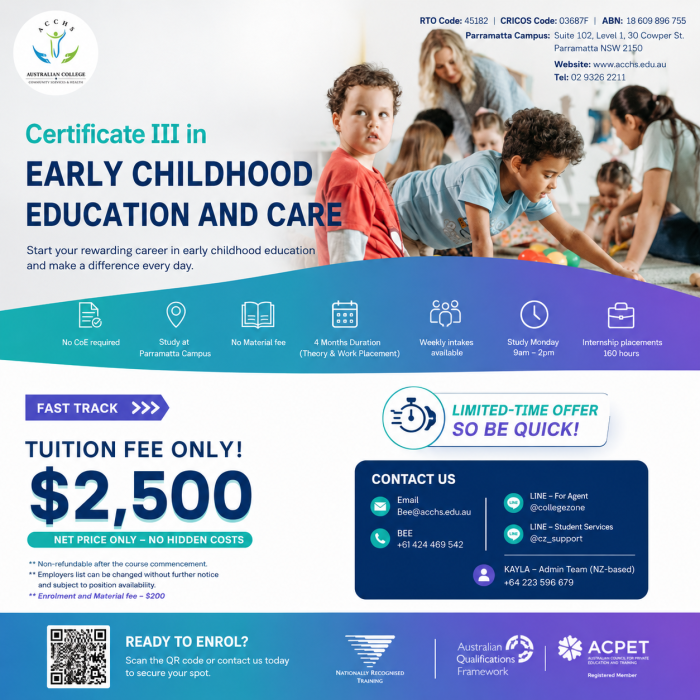 ACCHS Cer3 in Early Childhood Education
