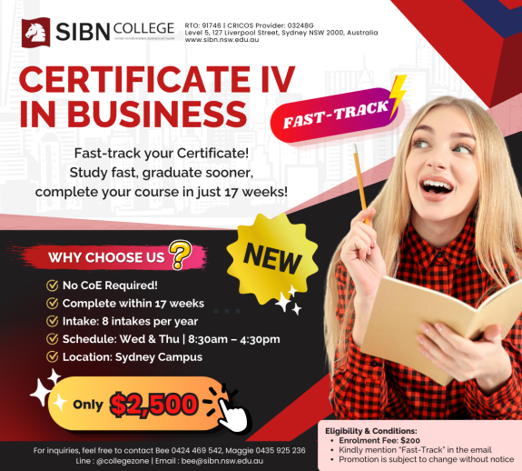 SIBN-Fast track Cert IV Business 3