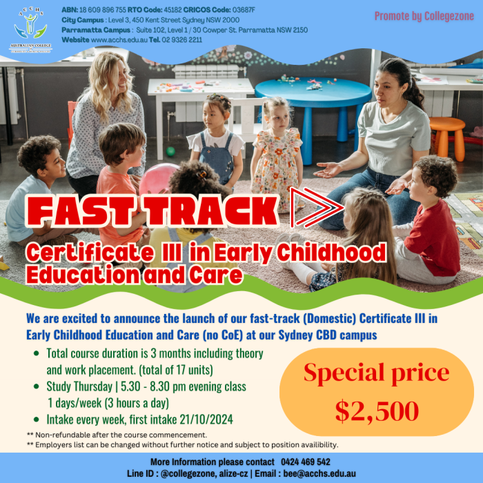 Short course Child Care Edit